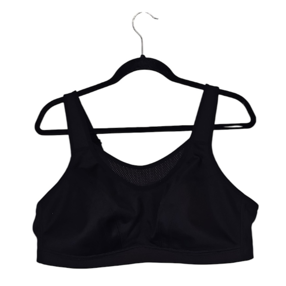 💚 Wingslove Black Sports Bra, Size 46B